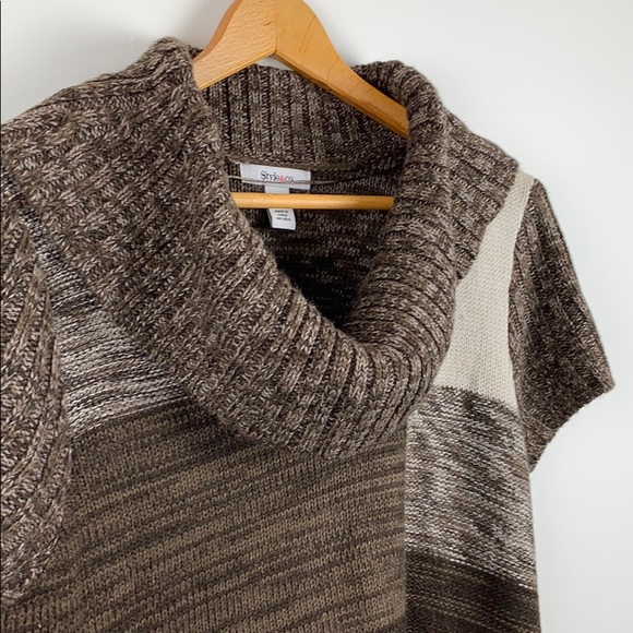 Style & Co Brown Tunic - Picture 2 of 6